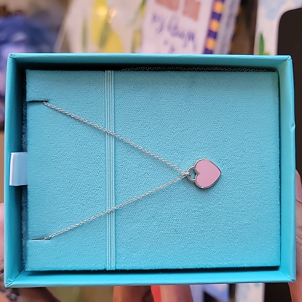 Tiffany and Co necklace with heart charm